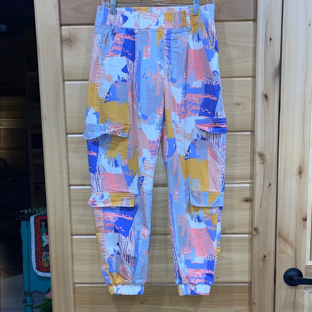 VIP Multicolor Abstract Cargo Pants